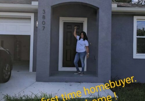 ANOTHER FIRST TIME HOMEBUYER THAT WAS ABLE TO PURCHASE A BRAND NEW HOME !