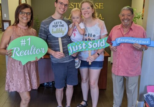 CONGRATULATIONS TO THIS BEAUTIFUL FAMILY ON THE SALE OF THEIR HOME!